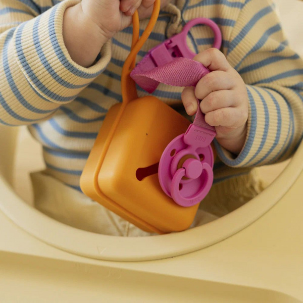 Boîte à tétines pumpkin Bibs