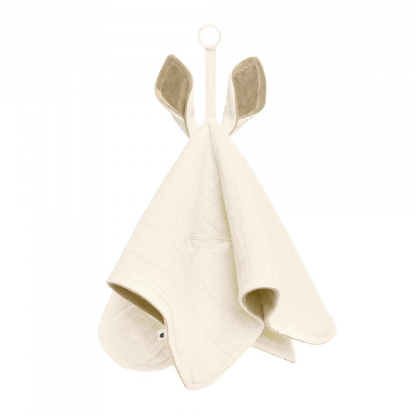 Doudou plat kangourou ivory Bibs