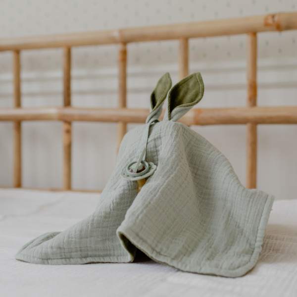 Doudou plat kangourou sage Bibs