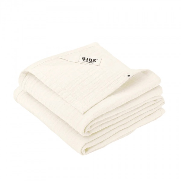 Pack de 2 langes 70x70 cm ivory Bibs