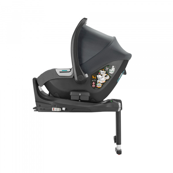 Base pivotante 360° i-size siège auto darwin black Inglesina