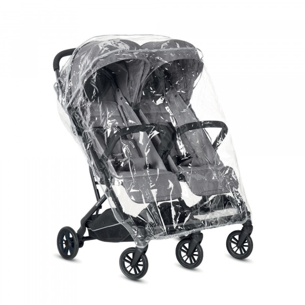 Habillage pluie pour poussette double twin sketch Inglesina