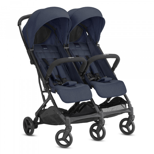 Poussette double twin sketch navy Inglesina