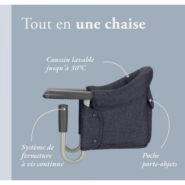 Siège de table fast stone grey Inglesina