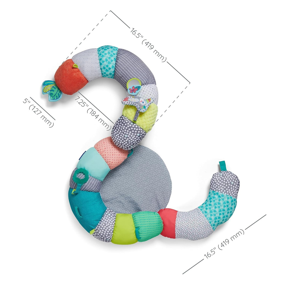 Tapis d'éveil Infantino Coussin d'activités 2 en 1 Tummy Time - Tapis d' éveil