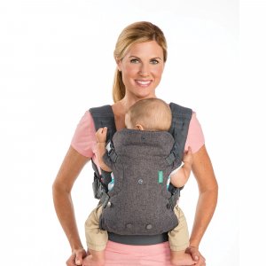 Porte bébé flip ergo 4 en 1 gris Infantino