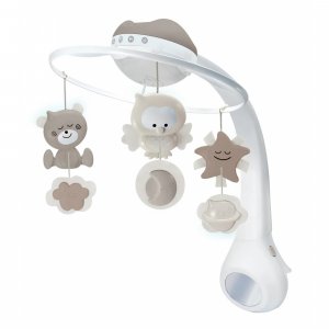 Mobile douce nuit 3 en 1 taupe Infantino