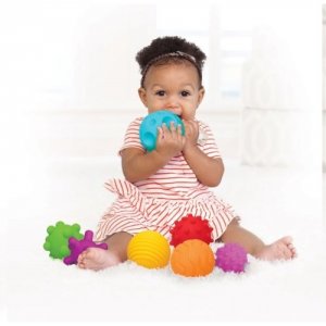 Lot de 6 balles sensorielles Infantino