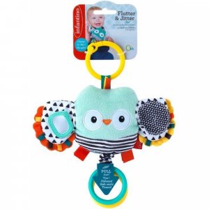 Hochet vibrant hibou Infantino