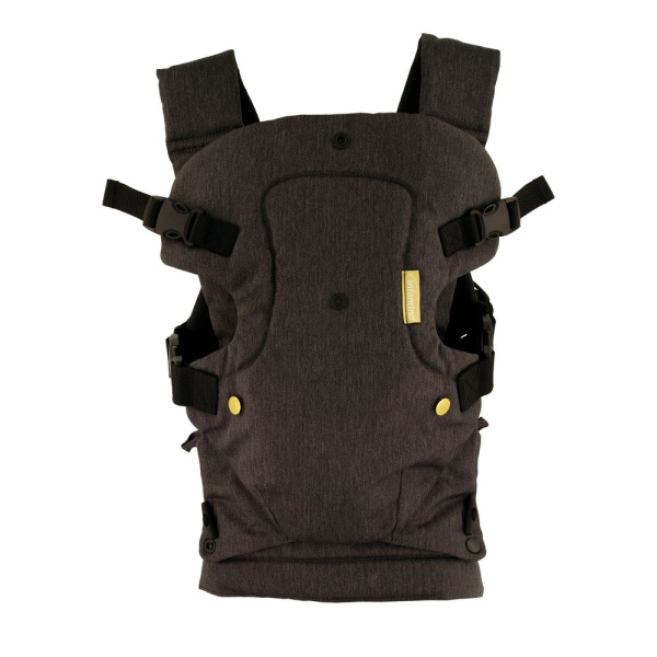 Porte-bébé flip luxe - gris avec boutons dorés Infantino