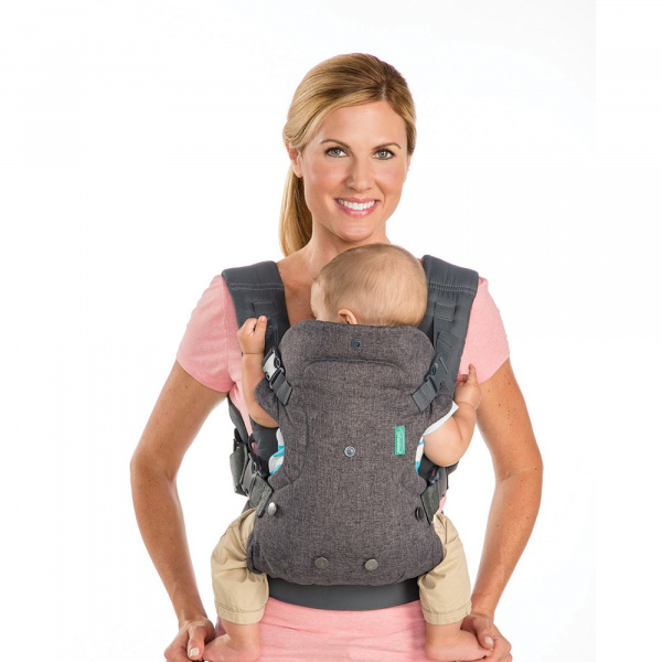 Porte bébé flip ergo 4 en 1 gris Infantino