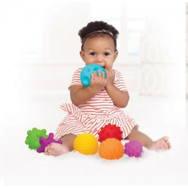 Lot de 6 balles sensorielles Infantino