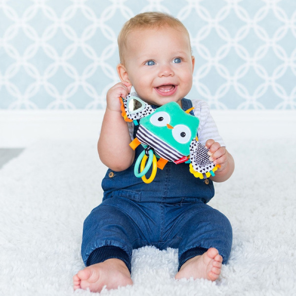 Hochet vibrant hibou Infantino