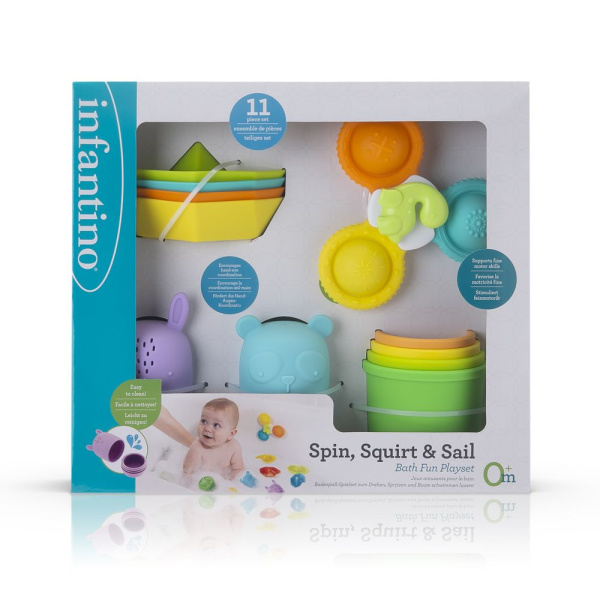 Coffret de bain silicone Infantino