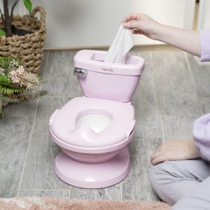 Pot 2-en-1 pour bébé avec réducteur, rose Ingenuity