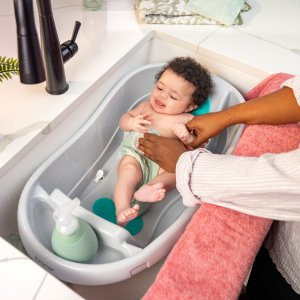 Baignoire bébé, extra-large avec portage en tissu doux Ingenuity