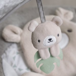 Transat bébé avec arche lumineuse petit ourson Ingenuity