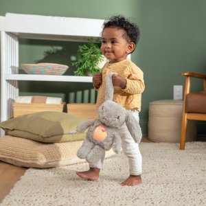 Veilleuse bébé, doudou lapin, peluche sylvie, musicale, lumineuse, bruits blanc Ingenuity