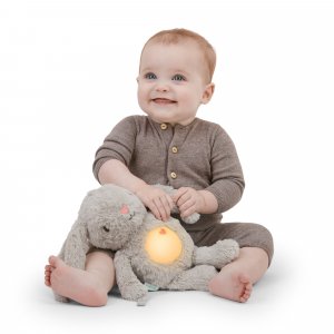 Veilleuse bébé, doudou lapin, peluche sylvie, musicale, lumineuse, bruits blanc Ingenuity