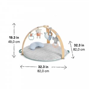 Tapis d'éveil avec arche en bois cozy spot loamy Ingenuity