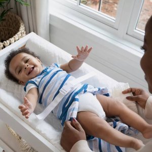 Matelas à langer avec rebords blanc 81x40 cm Ingenuity