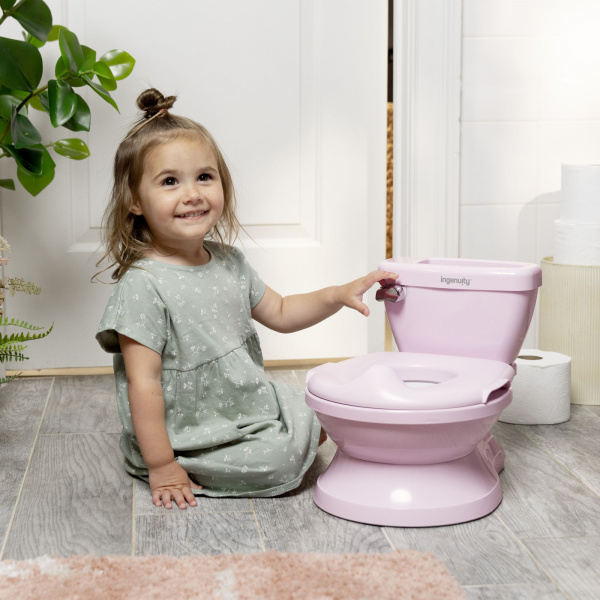 Pot 2-en-1 pour bébé avec réducteur, rose Ingenuity