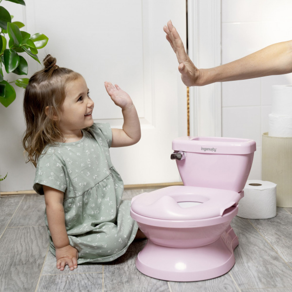 Pot 2-en-1 pour bébé avec réducteur, rose Ingenuity