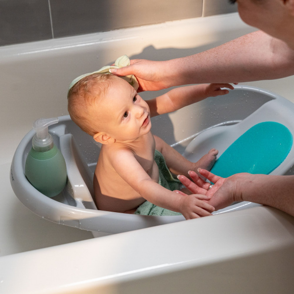 Baignoire bébé, extra-large avec portage en tissu doux Ingenuity