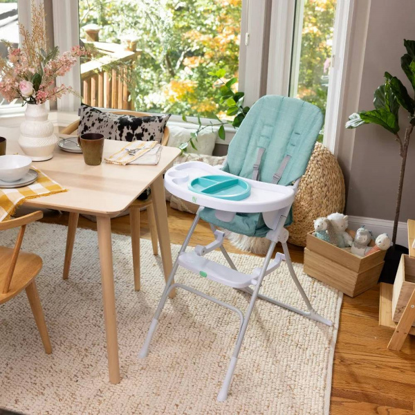 Chaise haute compacte sun valley bleu Ingenuity