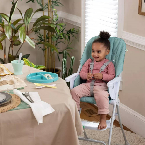 Chaise haute compacte sun valley bleu Ingenuity