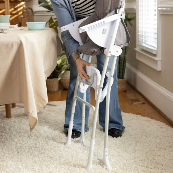 Chaise haute compacte sun valley grise Ingenuity