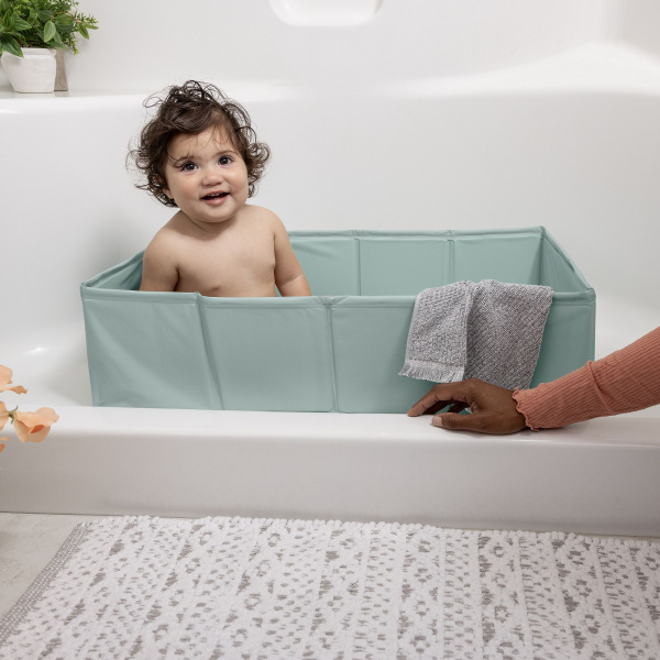 Baignoire pour bébé pliable imperméable, nomade Ingenuity