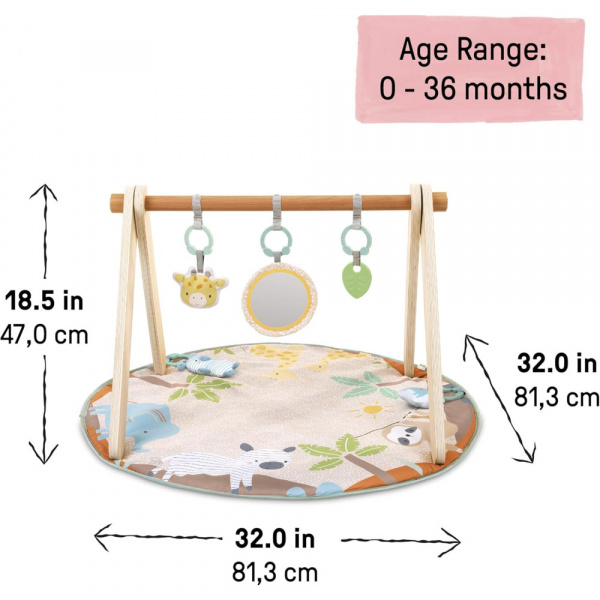 Tapis d'éveil pliable rond Ingenuity