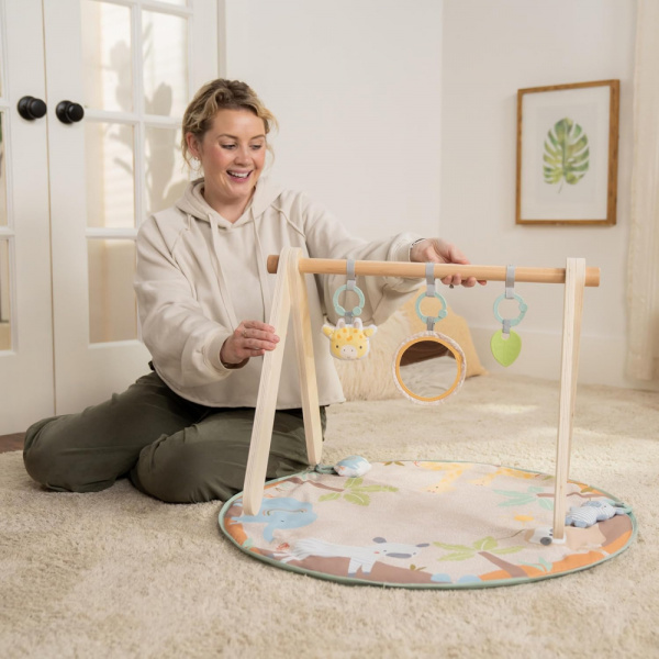 Tapis d'éveil pliable rond Ingenuity