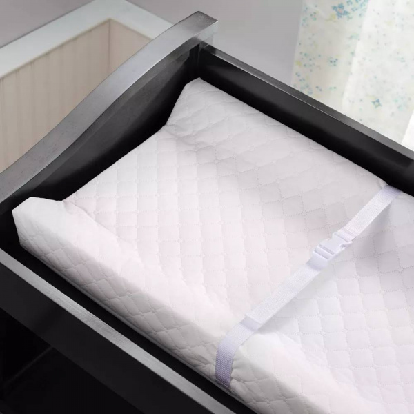 Matelas à langer avec rebords blanc 81x40 cm Ingenuity