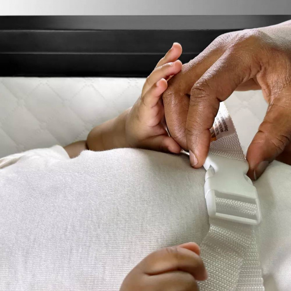 Matelas à langer avec rebords blanc 81x40 cm Ingenuity