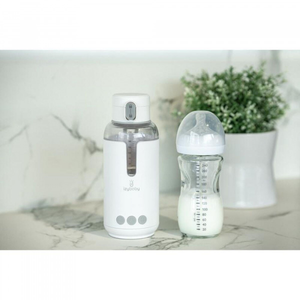 Chauffe-biberon nomad blanc Izybaby