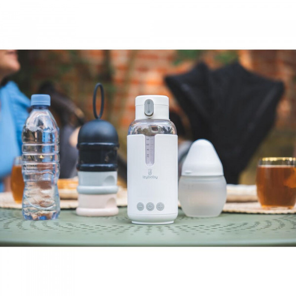 Chauffe-biberon nomad blanc Izybaby