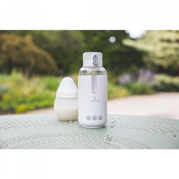 Chauffe-biberon nomad blanc Izybaby
