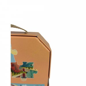 Les imparfaits - puzzle panoramique 100 pièces dinosaures Janod