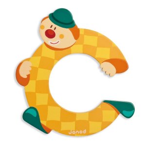 Lettre de l'alphabet clown Janod