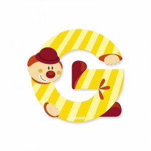 Lettre de l'alphabet clown Janod