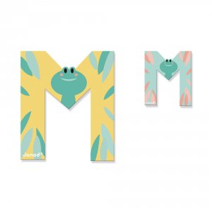 Lettre de l'alphabet pure m Janod