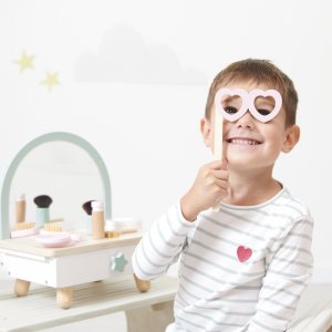 Coiffeuse de table en bois pour enfant licorne Janod