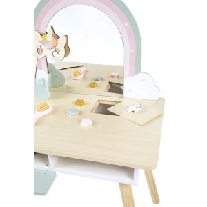 Coiffeuse en bois pour enfant licorne Janod