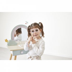 Coiffeuse en bois pour enfant licorne Janod