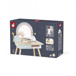 Coiffeuse en bois pour enfant licorne Janod