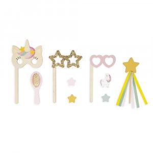 Coiffeuse en bois pour enfant licorne Janod