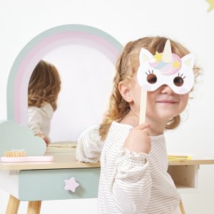 Coiffeuse en bois pour enfant licorne Janod