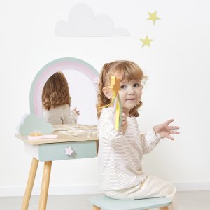 Coiffeuse en bois pour enfant licorne Janod